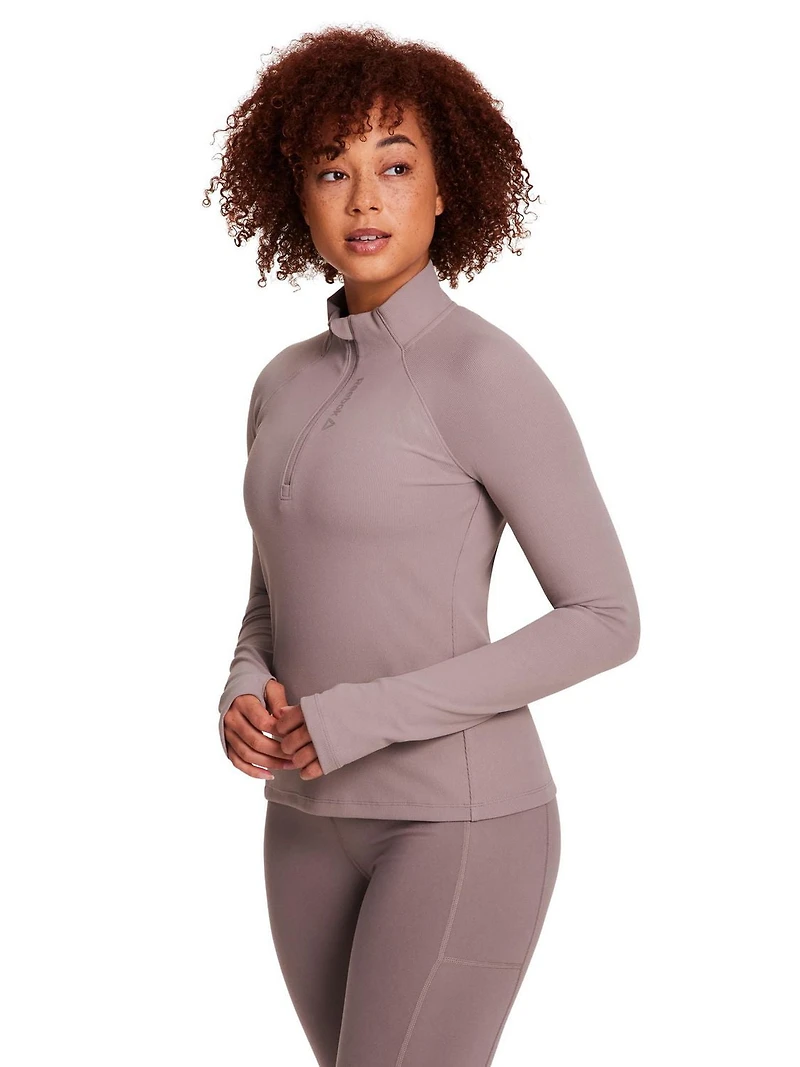 Reebok Women's Explorer 1/2 Zip Meet and Greet Long Sleeve<br>