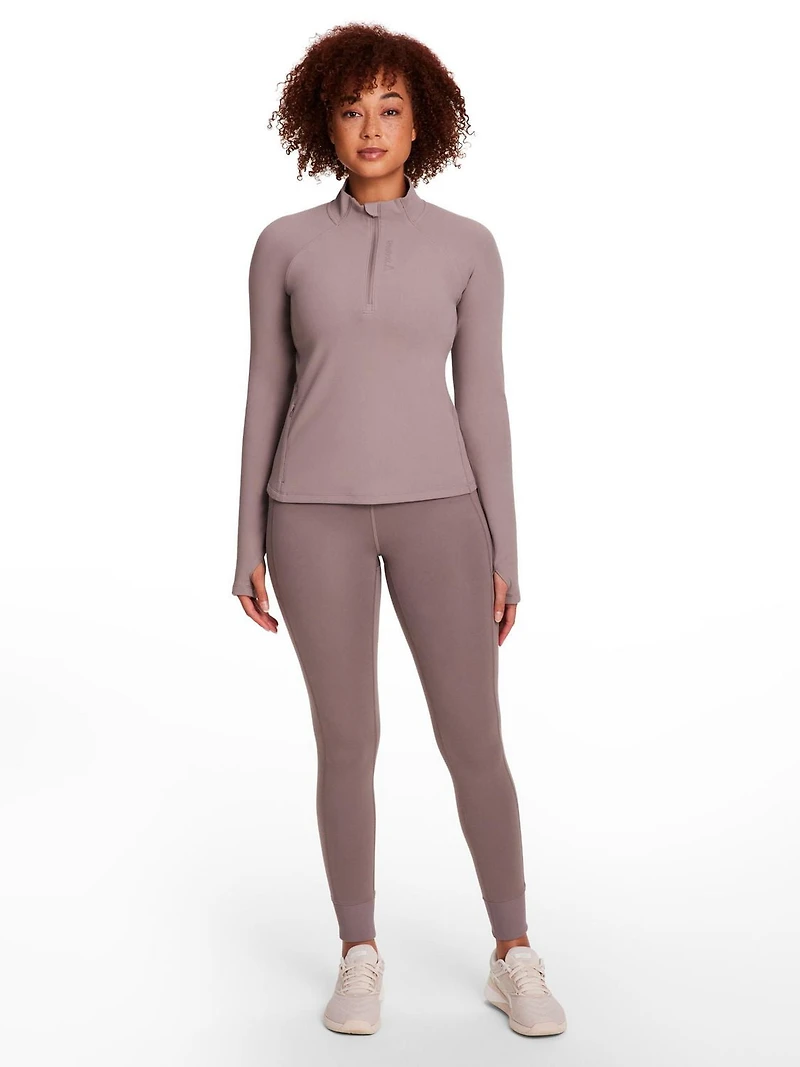 Reebok Women's Explorer 1/2 Zip Meet and Greet Long Sleeve<br>