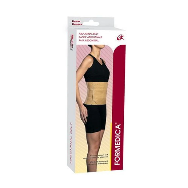 Formedica - Bande abdominale 9 po - G/TG Aussie indiqué pour traiter les douleurs lombaires causées par le relâchement des muscles abdominaux.