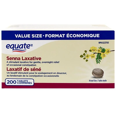 Laxatif de séné 200 Comprimés