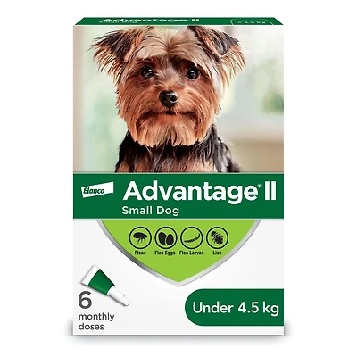 Advantage II traitement contre les puces pour chiens de petit taille