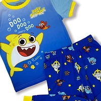 Baby Shark Ensemble de pyjama 2 pièces à manches courtes pour garçon