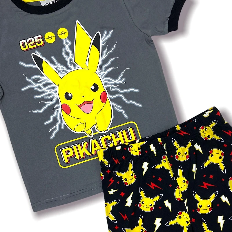 Pokemon Boy's 2 piece pyjama T-Shirt & short set