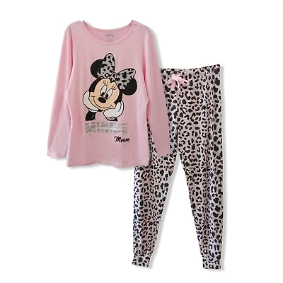 Ensemble de sommeil 2 pièces Minnie Mouse pour femmes