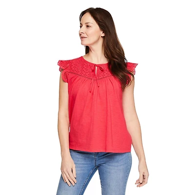 Iyla Women's Flutter Sleeve Top