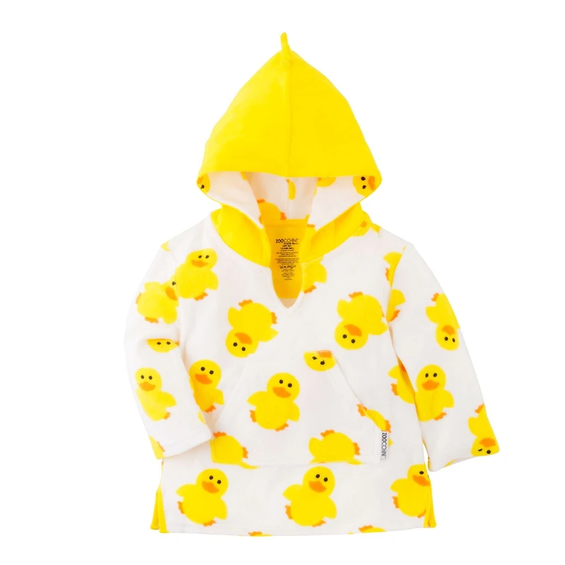 ZOOCCHINI Baby Toddler UPF50+ Terry Swim Cover-up with Hood
