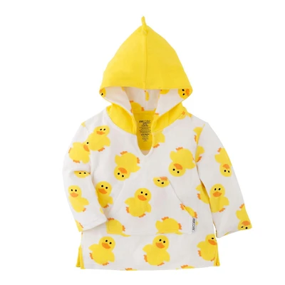 ZOOCCHINI Baby Toddler UPF50+ Terry Swim Cover-up with Hood