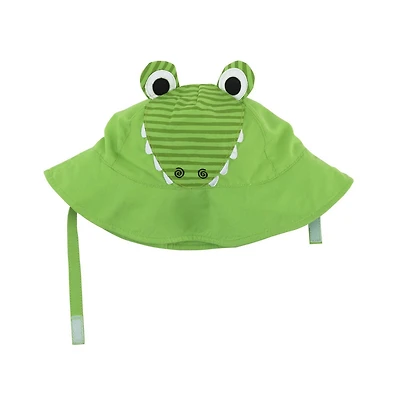 ZOOCCHINI - Baby, Toddler UPF50+ Sun Hat - Swim Hat - Aidan the Alligator