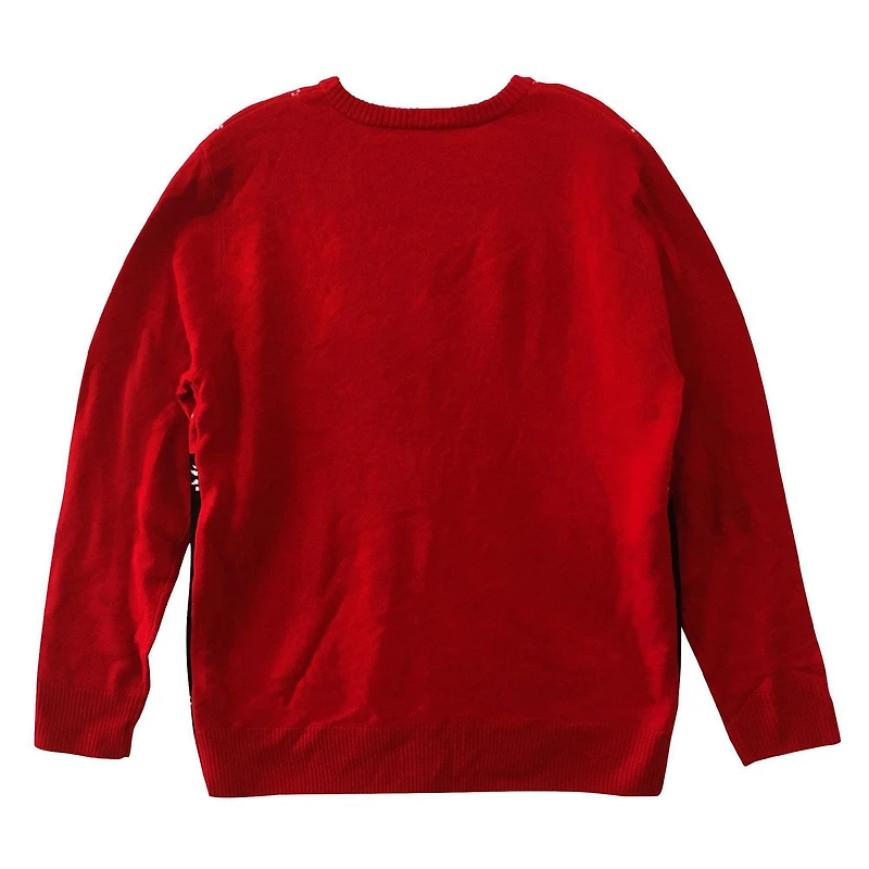 Calgary Flames Long Sleeve Fans Deluxe Jersey Sweater