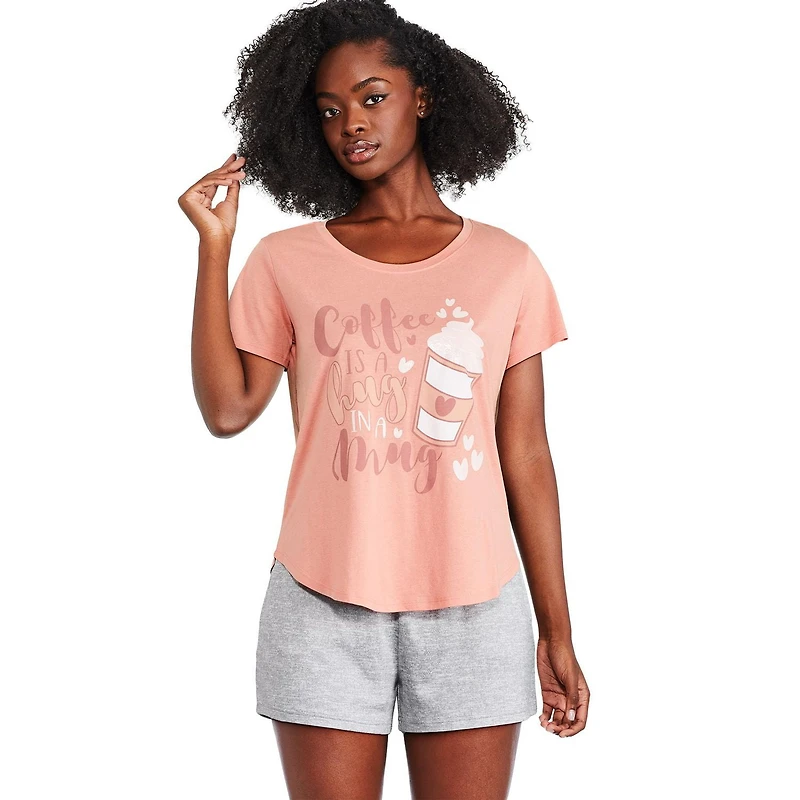 T-shirt à encolure dégagée George pour femmes