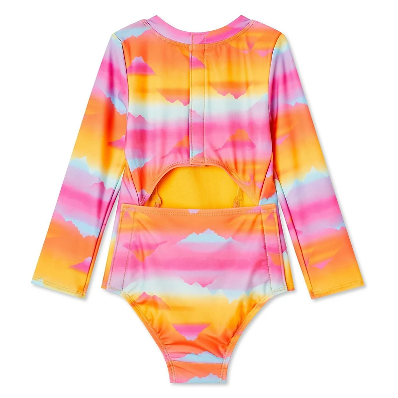 George Toddler Girls' Adaptive Rash Guard 1-Piece