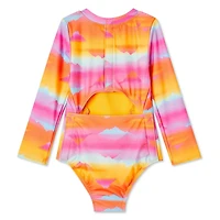 George Toddler Girls' Adaptive Rash Guard 1-Piece
