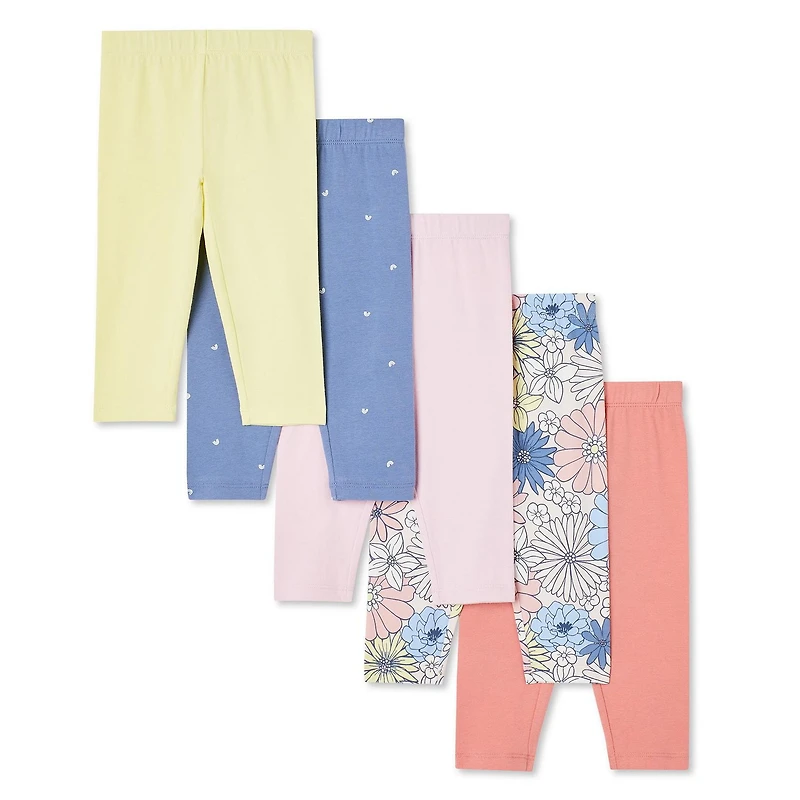 Lot de 5 leggings George pour bébés filles