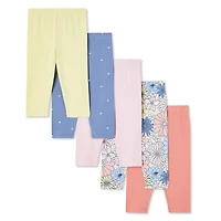 Lot de 5 leggings George pour bébés filles