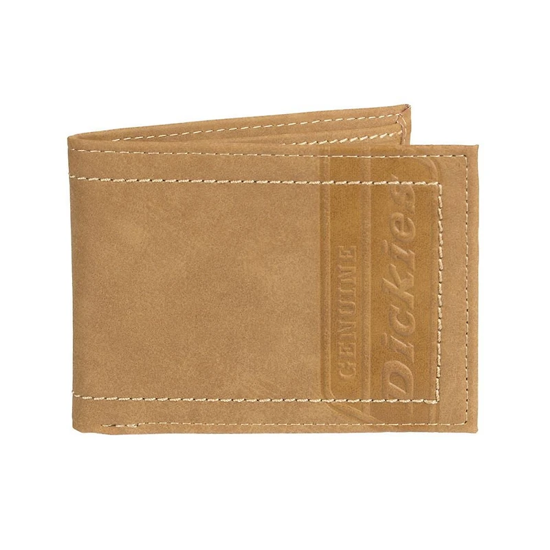 Genuine Dickies Men's Slim Fold Leather Wallet