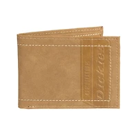 Genuine Dickies Men's Slim Fold Leather Wallet