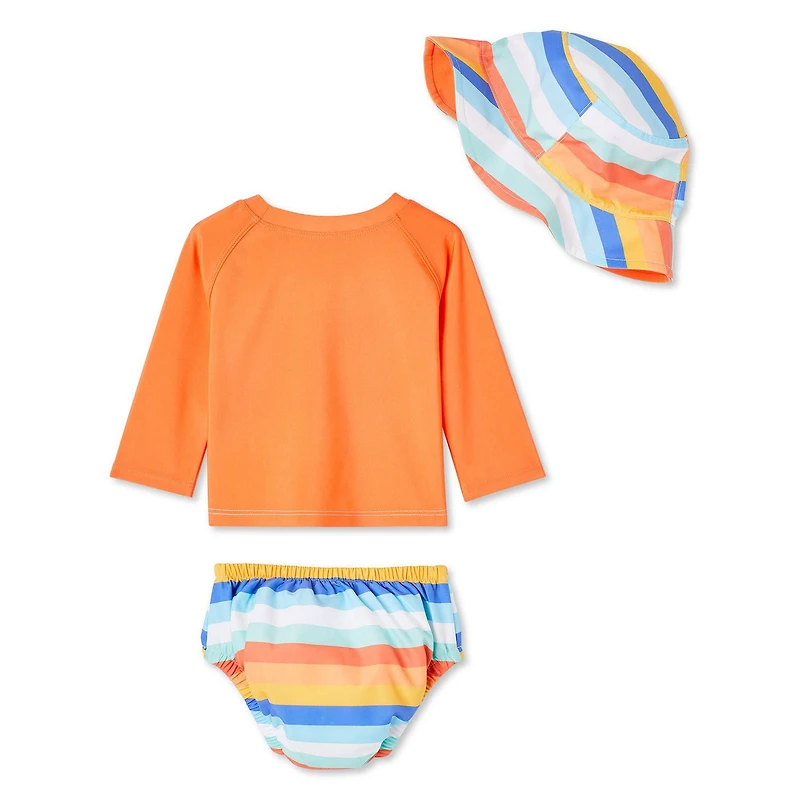 George Baby Boys' Swim Diaper 3-Piece Set
