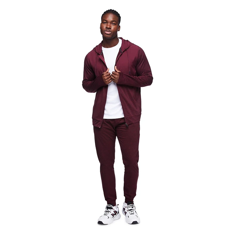 Haut à capuchon sport manches longues Athletic Works pour hommes