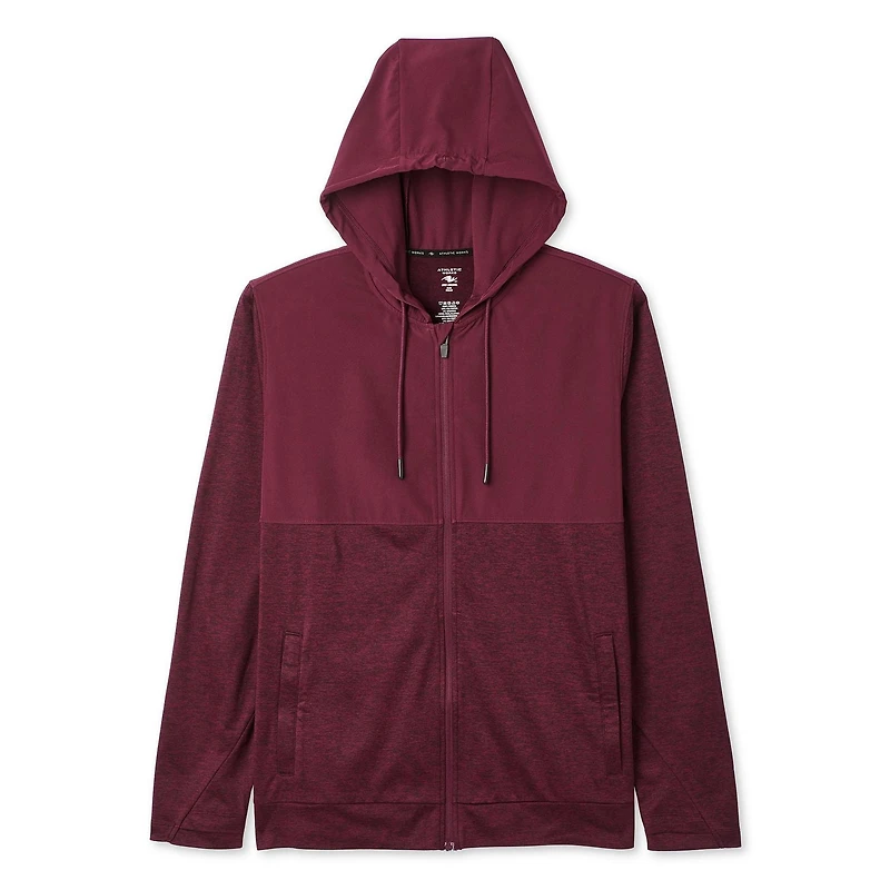 Haut à capuchon sport manches longues Athletic Works pour hommes