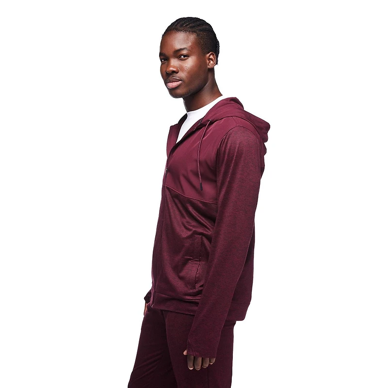 Haut à capuchon sport manches longues Athletic Works pour hommes