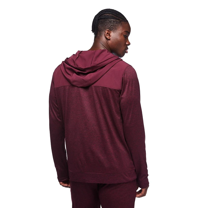 Haut à capuchon sport manches longues Athletic Works pour hommes