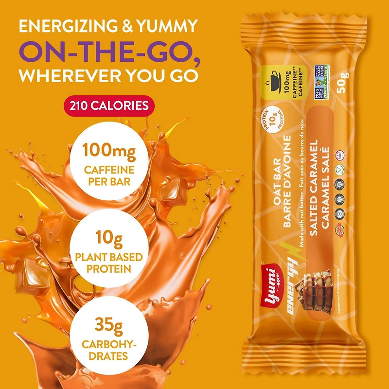 YUMI CARAMEL SALE'CAFFEINEE BARRE D'AVOINE Cafeine Caramel