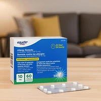 Remède contre les allergies, Comprimés de loratadine, 10 mg Equate 60 comprimés