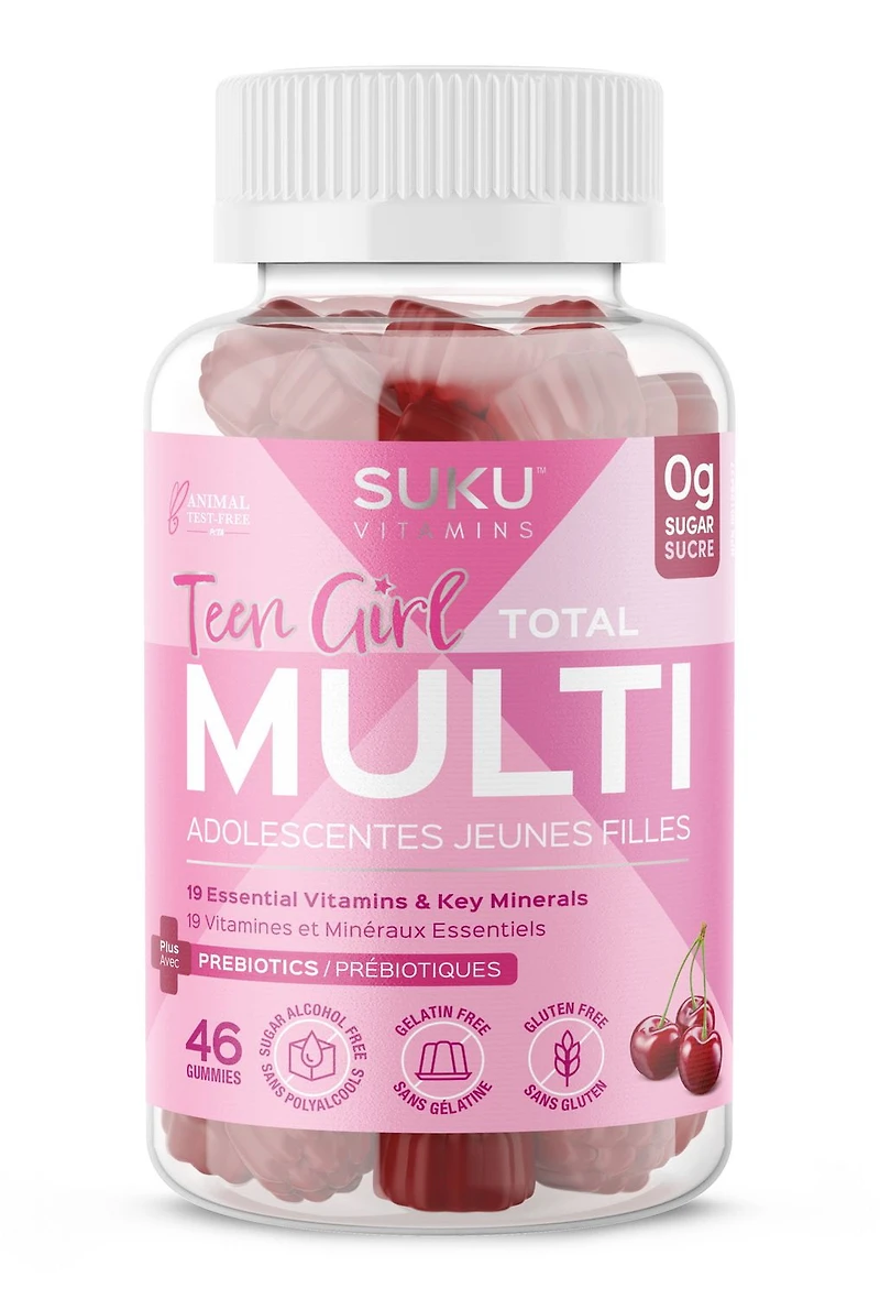 SUKU Vitamins, Teen Girl, Gummy Multivitamins 46ct