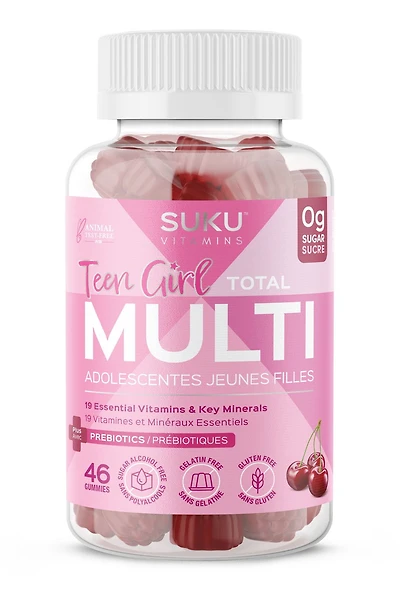 SUKU Vitamins, Teen Girl, Gummy Multivitamins 46ct
