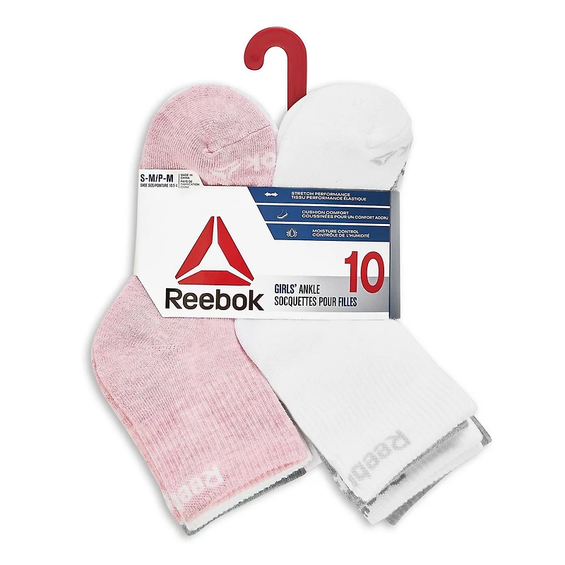 Reebok Girls 10Pk Quarter