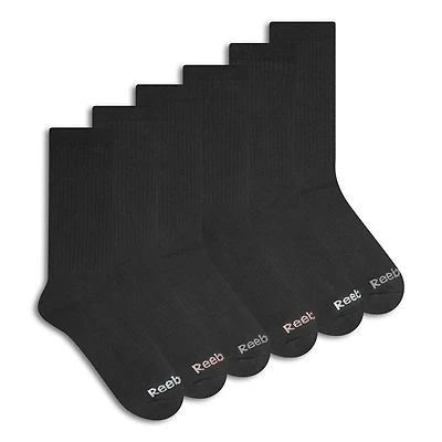 Reebok 6Pk Crew Cushion