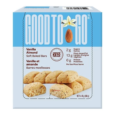 GOOD TO GO Vanilla Almond Soft Baked Bars