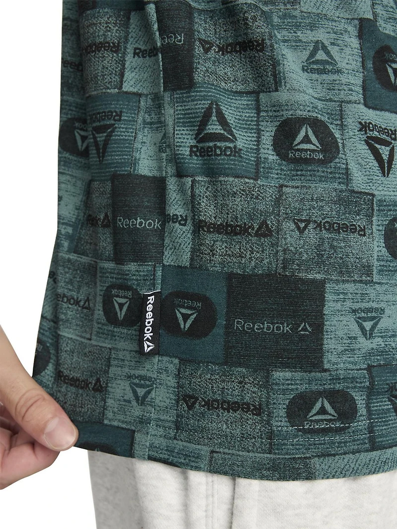 Reebok T-shirt graphique delta boxes stack pour homme