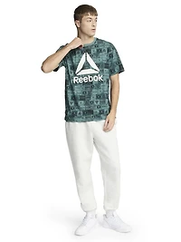 Men's Reebok Delta Boxes Stack Graphic Tee