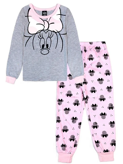 Disney Minnie two piece pajama set for girls