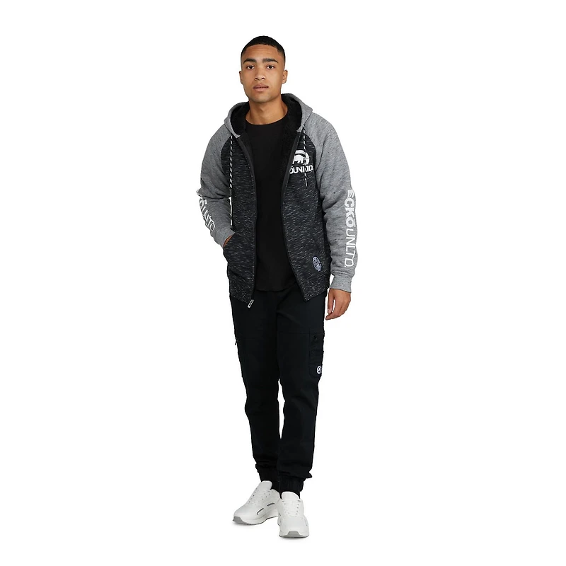 Ecko Unltd. hoodie transitionnel thermal avec sherpa pour hommes