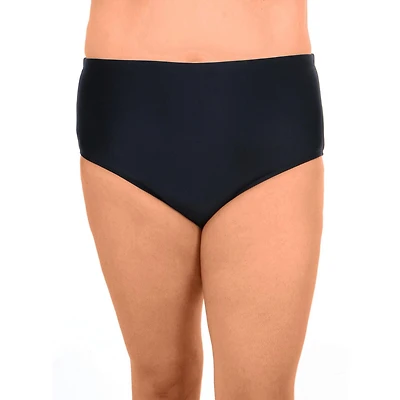 Ibiza Plus size Semi Hi Waist bottom with tummy control gives you full coverage and is figure flattering on all body types.
