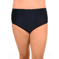 Ibiza Plus size Semi Hi Waist bottom with tummy control gives you full coverage and is figure flattering on all body types.