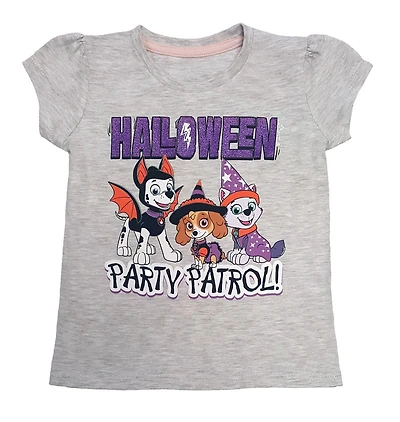 PAW Patrol Girls Halloween Party short Sleeve T-Shirt