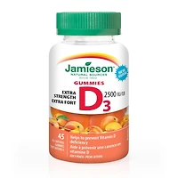 Vitamin D3 Gummies Extra Fort 45 gommes