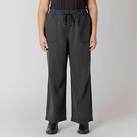 Devoted Pantalon en denim droit avec taille élastique