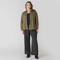 Devoted Pantalon en denim droit avec taille élastique