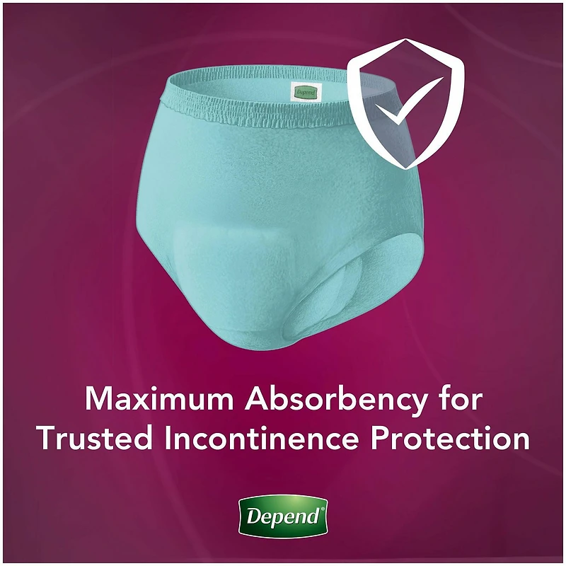Depend Silhouette Incontinence Underwear for Women, Maximum Absorbency