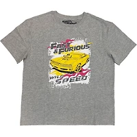 T-shirt Fast and the Furious pour femme. Tailles: TP-TG