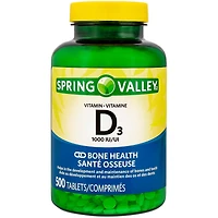 Spring Valley Vitamine D3, 1000 UI