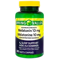 Spring Valley Maximum Strength Melatonin, 10 mg, 200 Tablets