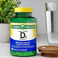 Spring Valley Vitamine D3, 1000 UI