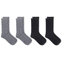 Dr. Scholl's Chaussettes diabétiques pour dames - 4 Paires - doux, haut non-contraignant avec technologie regulatrice de temperature Chaussettes diabétiques -dames