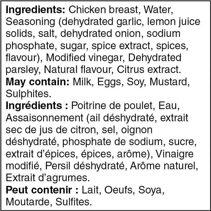 Your Fresh Market Chicken Breast Lemon & Herb Skewers