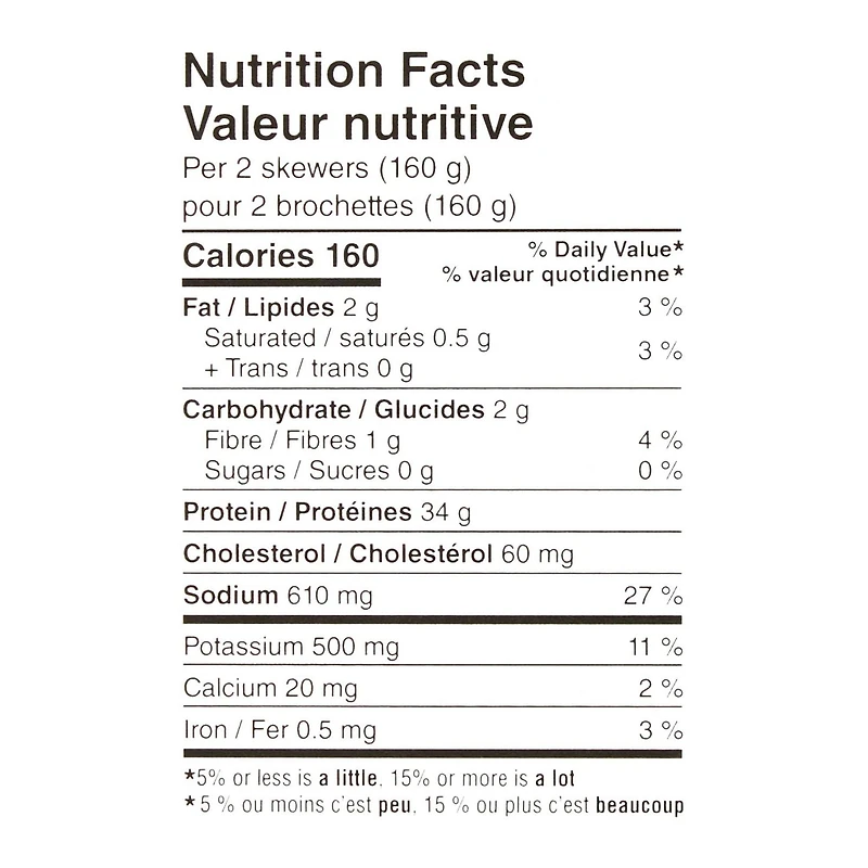 Your Fresh Market Chicken Breast Lemon & Herb Skewers